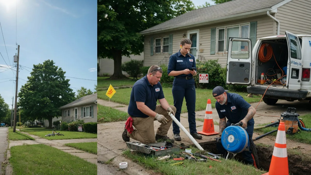 Sewer Line Repair in Campbellsburg, IN near me
